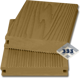 Террасная доска МПК Forte max полнотелая 22х160 мм